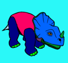 Dibujo Triceratops II pintado por AMERICADARLENNEVAZQUEZ