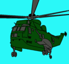Dibujo Helicóptero al rescate pintado por tomy