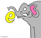 Dibujo Elefante pintado por leyre