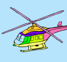 Dibujo Helicóptero  pintado por miguel