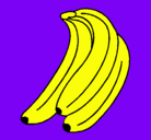 Dibujo Plátanos pintado por carla