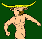Dibujo Cabeza de búfalo pintado por mauricio