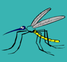Dibujo Mosquito pintado por susana