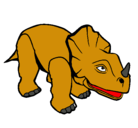 Dibujo Triceratops II pintado por fernando