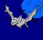 Dibujo Murciélago loco pintado por lucas