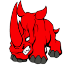 Dibujo Rinoceronte II pintado por 546465
