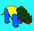 Dibujo Triceratops II pintado por mariaaleja0518