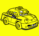 Dibujo Herbie Taxista pintado por javier