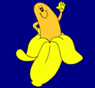 Dibujo Banana pintado por melanyta