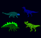 Dibujo Dinosaurios de tierra pintado por los2hermanos