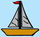 Dibujo Barco velero pintado por pablo