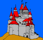 Dibujo Castillo medieval pintado por Zumaru