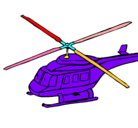 Dibujo Helicóptero  pintado por martin