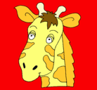 Dibujo Cara de jirafa pintado por NATALIA