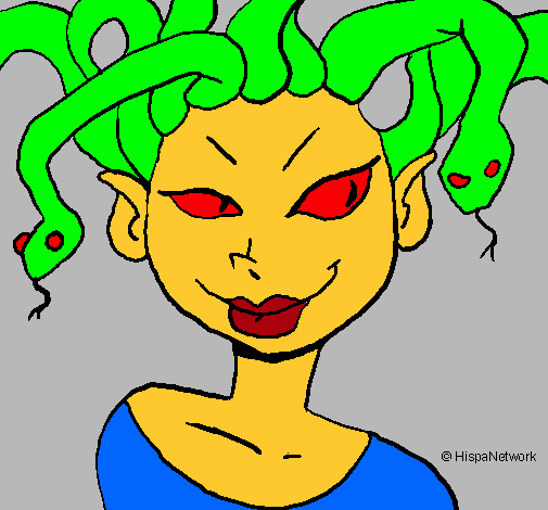 Mujer medusa