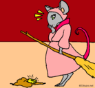 Dibujo La ratita presumida 2 pintado por Angelica