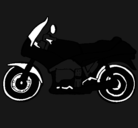Dibujo Motocicleta pintado por tachohg