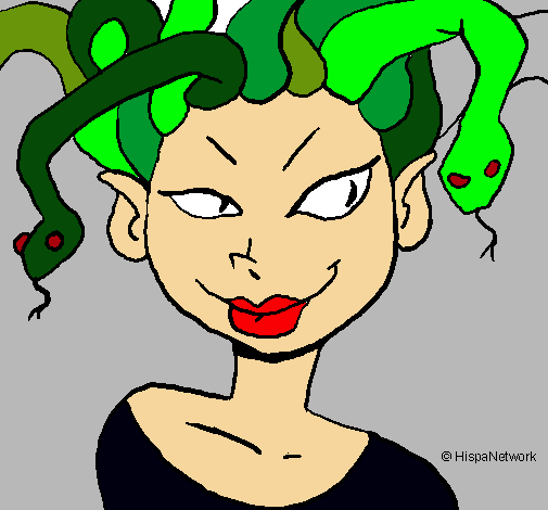 Mujer medusa