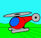 Dibujo Helicóptero pequeño pintado por mateo