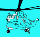 Dibujo Helicóptero al rescate pintado por ALEXIS