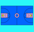 Dibujo Cancha pintado por fernanda