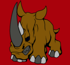 Dibujo Rinoceronte II pintado por irvinguriel