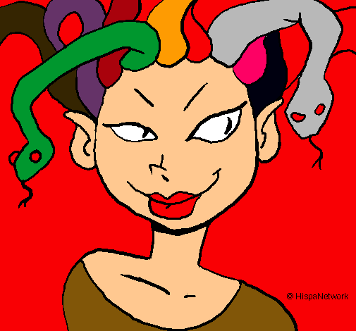 Mujer medusa