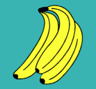 Dibujo Plátanos pintado por irwin