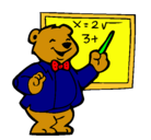 Dibujo Profesor oso pintado por mirandacosgror