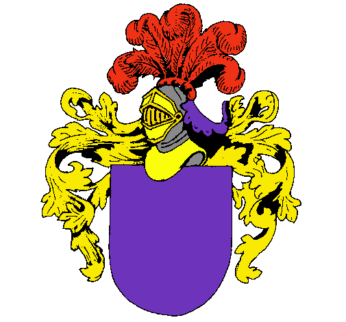 Escudo de armas y casco