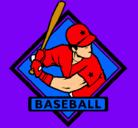 Dibujo Logo de béisbol pintado por wormmon