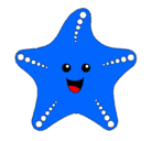 Dibujo Estrella de mar pintado por julian