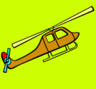 Dibujo Helicóptero de juguete pintado por avionesp