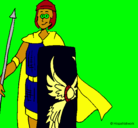 Dibujo Soldado romano II pintado por DIOSEL