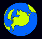 Dibujo Planeta Tierra pintado por antoniodeangelis2082