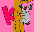 Dibujo Koala pintado por KAREN