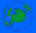 Dibujo Planeta Tierra pintado por ruthcarolina