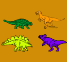 Dibujo Dinosaurios de tierra pintado por bubu