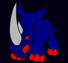 Dibujo Rinoceronte II pintado por riccardo