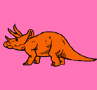 Dibujo Triceratops pintado por edinson