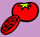 Dibujo Tomate pintado por lizebth