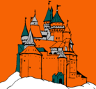 Dibujo Castillo medieval pintado por marcos