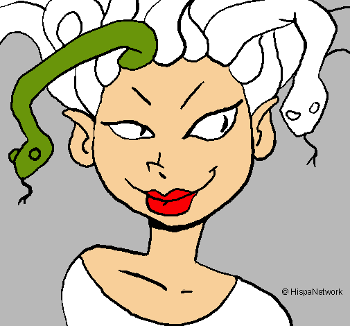 Mujer medusa