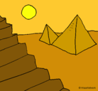 Dibujo Pirámides pintado por Martina