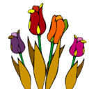 Dibujo Tulipanes pintado por Gaglez