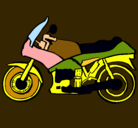 Dibujo Motocicleta pintado por marcos