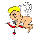 Dibujo Cupido pintado por rociobelen
