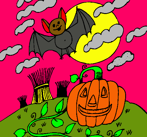 Paisaje de Halloween