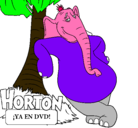 Dibujo Horton pintado por andrealiset