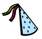 Dibujo Sombrero de cumpleaños pintado por beeeS
